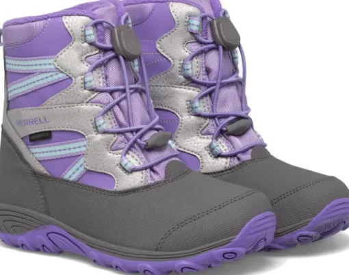 Kids Outback Snow Boot lasten talvikenkä, violetti/hopea-Merrell Best