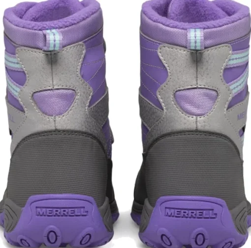 Kids Outback Snow Boot lasten talvikenkä, violetti/hopea-Merrell Best