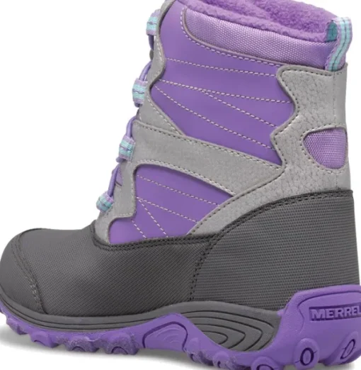 Kids Outback Snow Boot lasten talvikenkä, violetti/hopea-Merrell Best