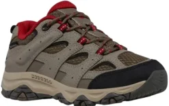Moab 3 Low Waterproof Junior/Dam Boulder/Red-Merrell Sale