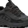 Merrell Moab Speed 2 GTX naisten vaelluskengät, musta/musta Sale
