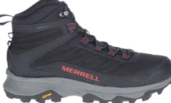 Moab Speed Thermo Mid WP Spike nastalliset talvikengät, musta-Merrell Fashion