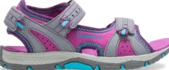 Merrell Panther Sandal 2.0 lasten urheilusandaalit, harmaa/punavioletti Discount