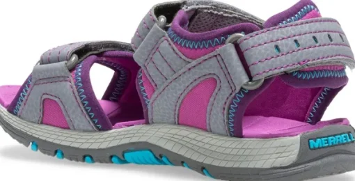 Merrell Panther Sandal 2.0 lasten urheilusandaalit, harmaa/punavioletti Discount