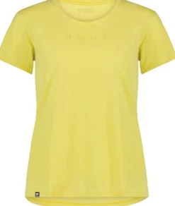 Zephyr Merino Cool Tee naisten t-paita, keltainen-Mons Royale Hot