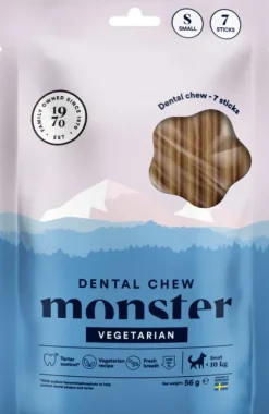 Monster Dog Dental Chew Vegan hammashoitoherkku, S, 7 kpl Discount