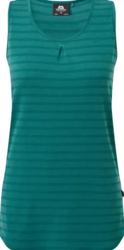 Mountain Equipment Equinox Vest naisten hihaton t-paita, Spruce stripe Best