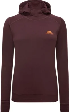 Mountain Equipment Lumiko Hoody naisten fleecetakki, viininpunainen Online