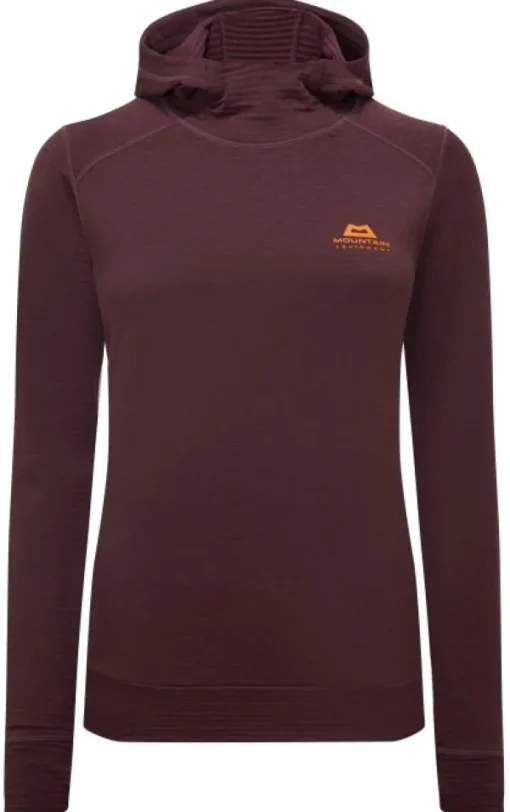 Mountain Equipment Lumiko Hoody naisten fleecetakki, viininpunainen Online
