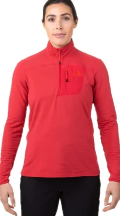Mountain Equipment Lumiko Zip T naisten fleecepaita, vihreä Clearance