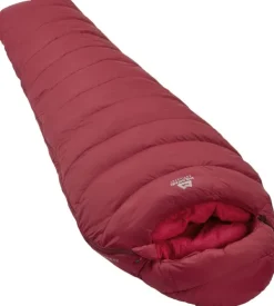 Olympus 450 Long Left Zip -5°C naisten untuvamakuupussi, viininpunainen-Mountain Equipment Clearance