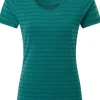 Mountain Equipment Stripe Tee naisten t-paita, sininen Best