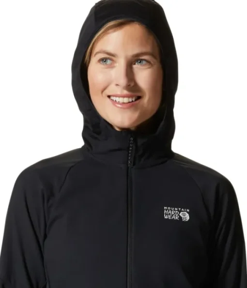Stratus Range Full Zip naisten fleecehuppari, musta-Mountain Hardwear Sale