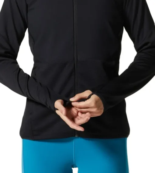 Stratus Range Full Zip naisten fleecehuppari, musta-Mountain Hardwear Sale