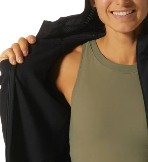 Stratus Range Full Zip naisten fleecehuppari, musta-Mountain Hardwear Sale