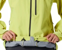 Stretch Ozonic naisten ulkoilutakki, vaaleankeltainen-Mountain Hardwear Sale