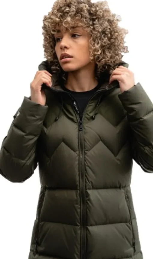 Mountain Works Cocoon Down Coat naisten untuvatakki, Military Discount
