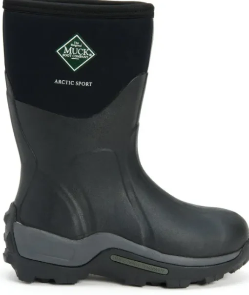Arctic Sport Mid -40°C Unisex Black-Muck Boot Best