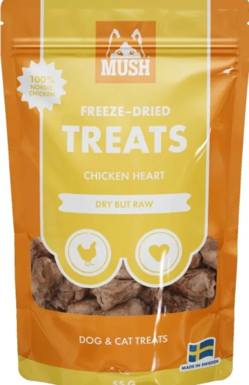 MUSH VAINU MUSH Treats Frystorkat Kycklinghjärta 50 g Online