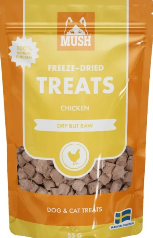 MUSH VAINU MUSH Treats Frystorkat Kyckling 55 g Hot