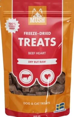 MUSH Treats Frystorkat Nöthjärta 50 g-MUSH VAINU Online