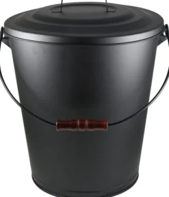 Muurikka Tuhkasäiliö kannella, teräs/galvanoitu, 25L Fashion