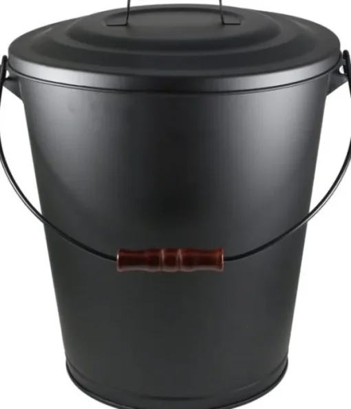 Muurikka Tuhkasäiliö kannella, teräs/galvanoitu, 25L Fashion