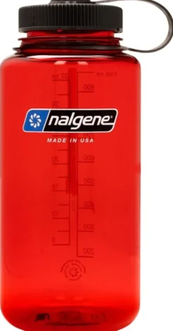 Nalgene Bottle 1 L Wide Mouth Sustain Red Best