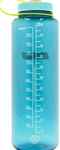 Bottle 1,4 L Wide Mouth Sustain Cerulean-Nalgene Sale