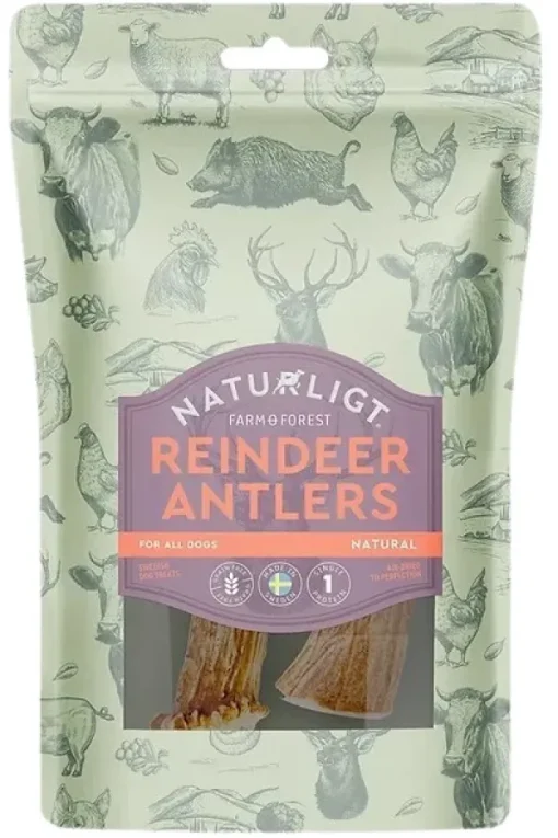 Naturligt Farm & Forest Reindeer Antler puruluut, 3 kpl-Naturligt Hundtugg Sale