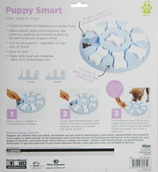 Puppy Smart Blå-Nina Ottosson Fashion