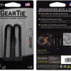 Nite Ize Gear Tie 6-Black 2-pack Outlet