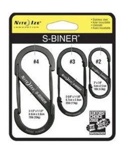 Nite Ize S-Biner 3-Pack Black Sale