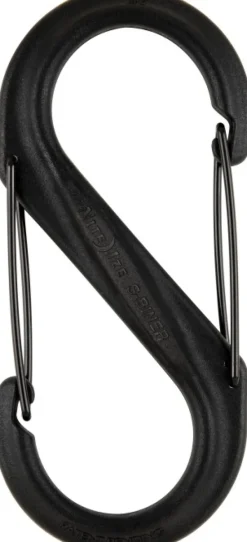 Nite Ize S-Biner Plastic Size #6 Black Hot