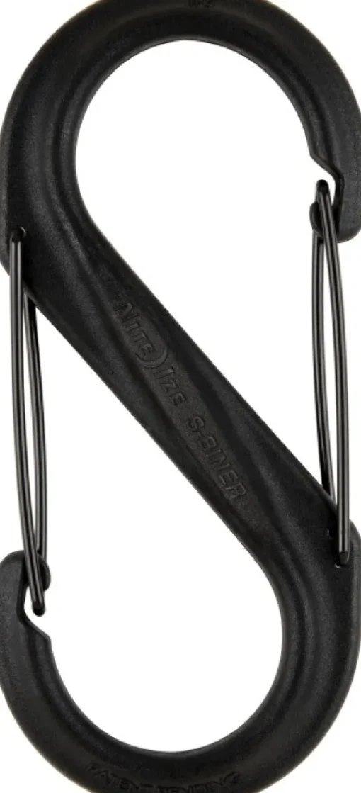 Nite Ize S-Biner Plastic Size #6 Black Hot