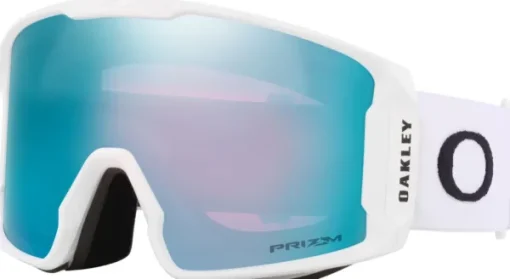 Line Miner Matte White Prizm Snow Sapphire laskettelulasit, XL-Oakley Hot