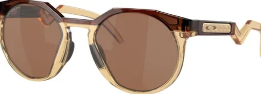 Oakley M'S HSTN Dark Amber/Light Curry Prizm Tungsten Fashion