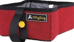 Crumple Travel Bowl Wine-OllyDog Online