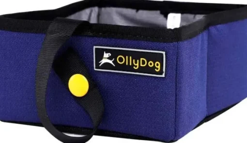 OllyDog Crumple Travel Bowl Atlantic Outlet