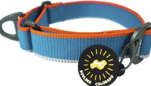 OllyDog Martingale Mesa Collar Air Blue Hot