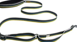 OllyDog Urban Trail Adjustable Leash talutin, musta New