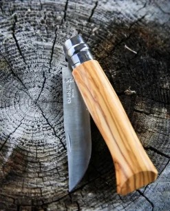 Opinel Luxury Olive No8 8,5 cm taskuveitsi + kotelo lahjapakkauksessa Sale