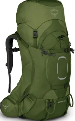 Osprey Aether 55 -rinkka, 55L (Mustard Green) New