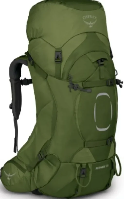 Osprey Aether 55 -rinkka, 55L (Mustard Green) New
