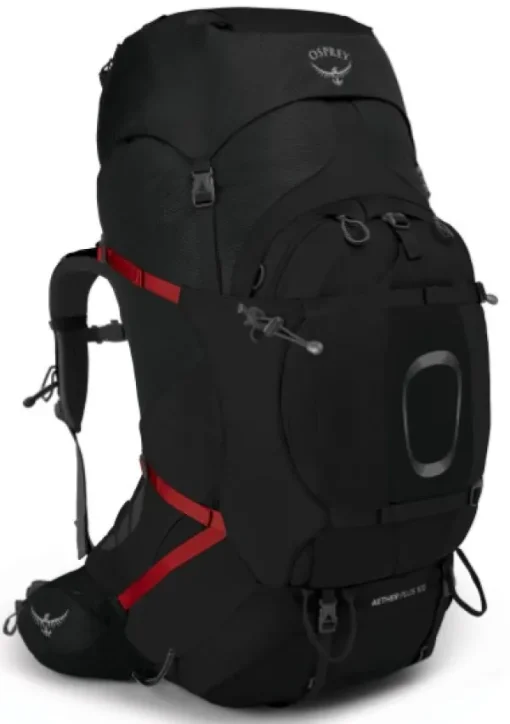 Osprey Aether Plus 100 rinkka, musta Online