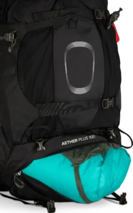 Osprey Aether Plus 100 rinkka, musta Online