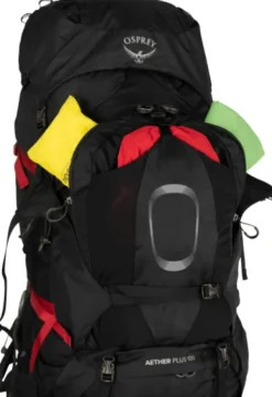 Osprey Aether Plus 100 rinkka, musta Online