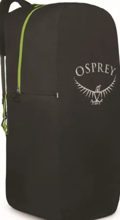 Airporter Large rinkan suojapussi, 70 - 110 L, musta-Osprey Clearance