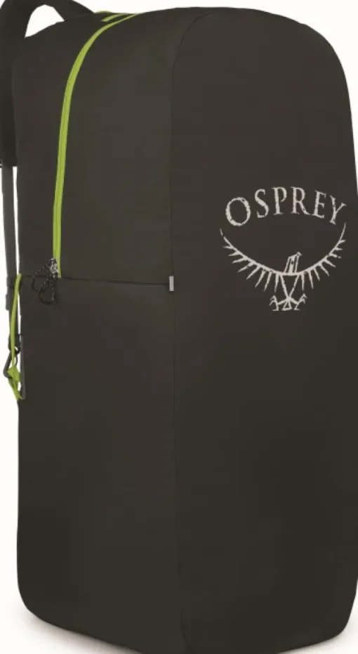 Airporter Large rinkan suojapussi, 70 - 110 L, musta-Osprey Clearance