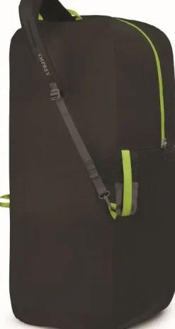 Airporter Large rinkan suojapussi, 70 - 110 L, musta-Osprey Clearance